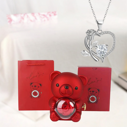 Teddybeer Hanger Sieraden Hartvormig Geschenk Decoratie