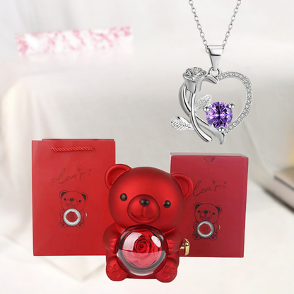 Teddybeer Hanger Sieraden Hartvormig Geschenk Decoratie