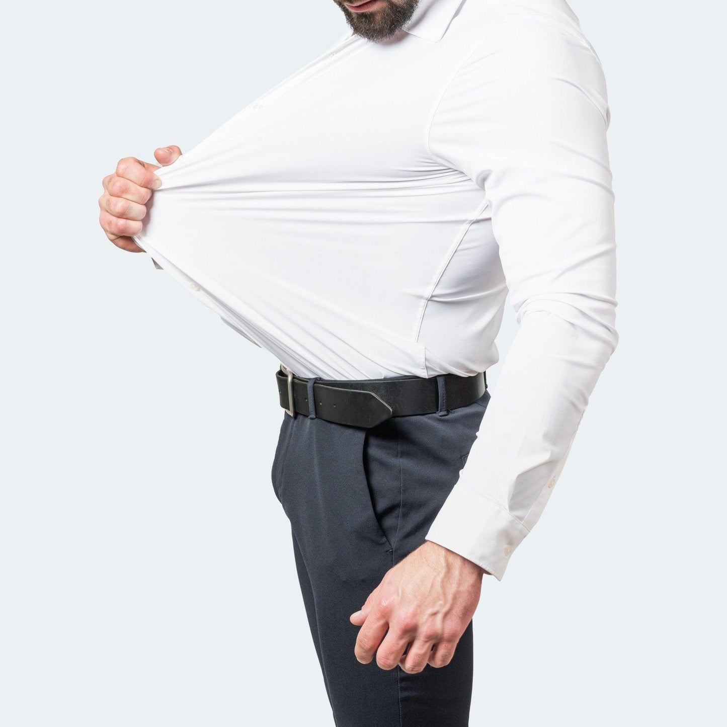 Stretchoverhemd voor Mannen - Ademend en Kreukvrij Comfort
