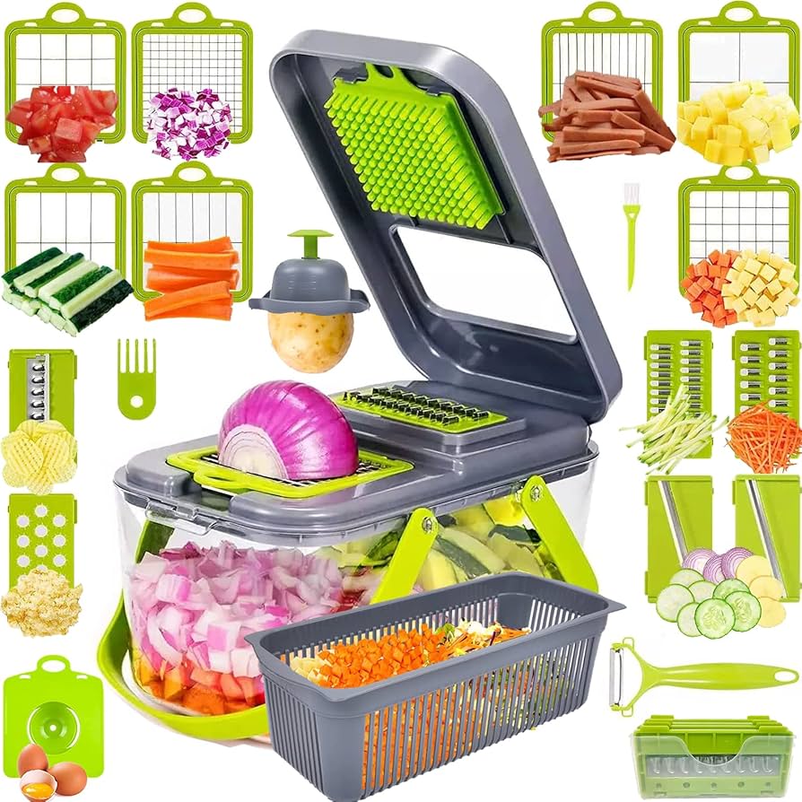 18-in-1 Keukengereedschap Multifunctionele Groentesnijder Set - Velinix