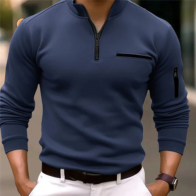 Variant image for Gents™ – Heren Kwart-Zip Trui van Premium Materiaal voor Stijlvol Comfort-22