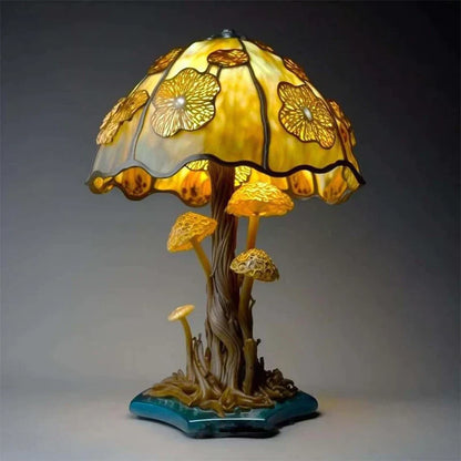 Kleurrijke Glas-in-lood Lamp Dimbaar voor Sfeer