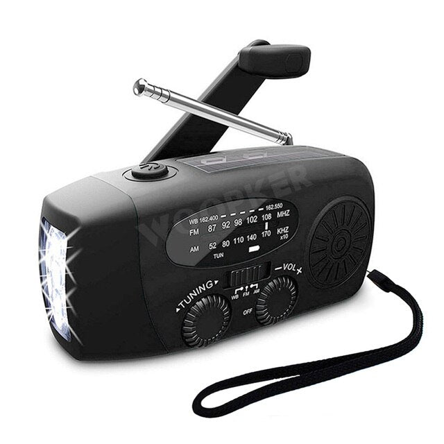 Variant image for SolarGuard™ – Noodradio Op Batterijen met Power Bank en LED Zaklamp-1
