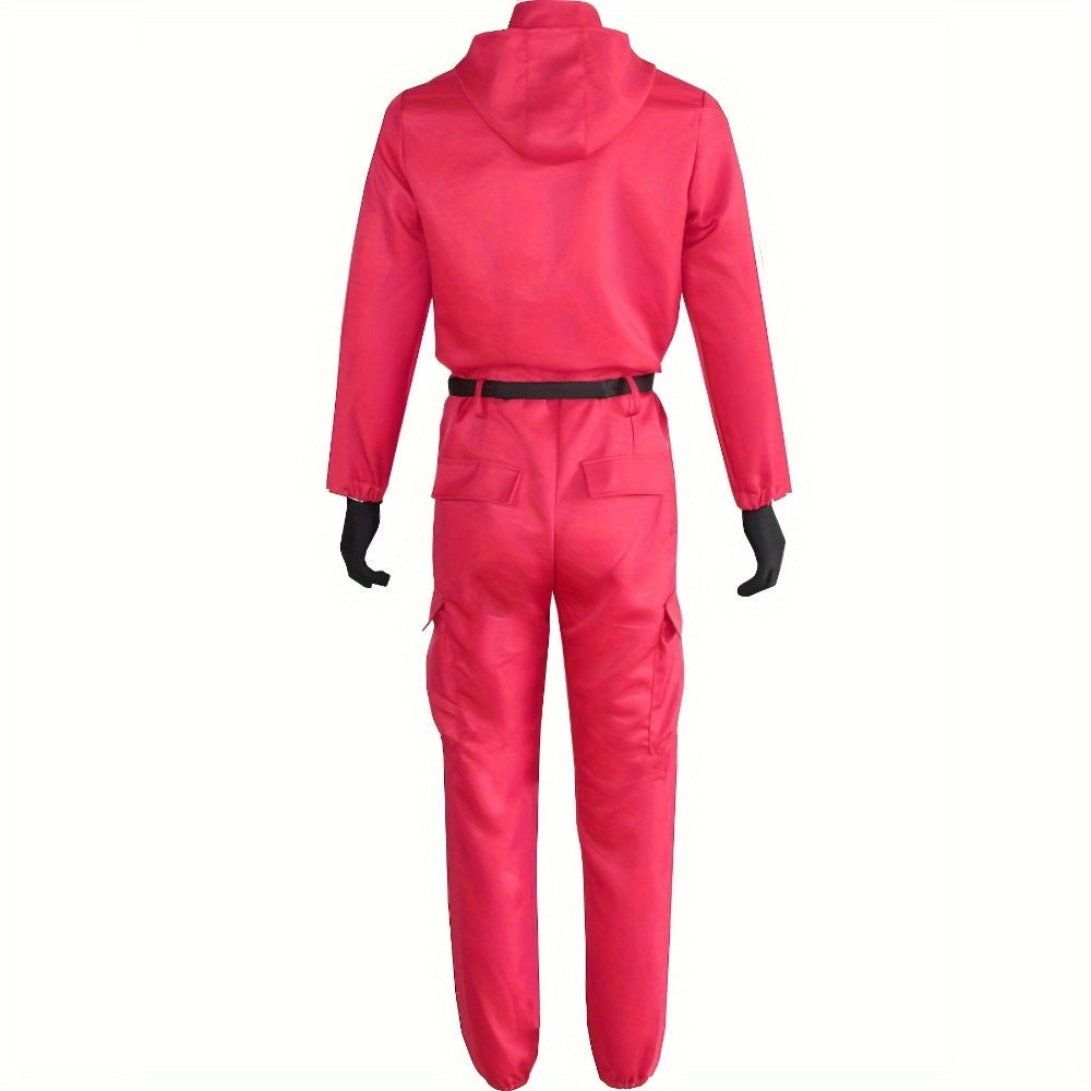 Halloween Kostuum Jumpsuit Unisex Volwassenen Met Kap