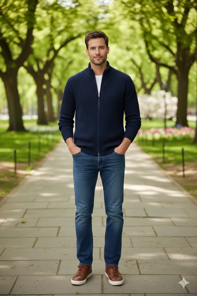 Herenweste Slim Fit Stretch Lichtgewicht Polyester