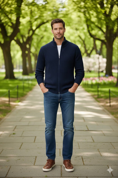 Herenweste Slim Fit Stretch Lichtgewicht Polyester