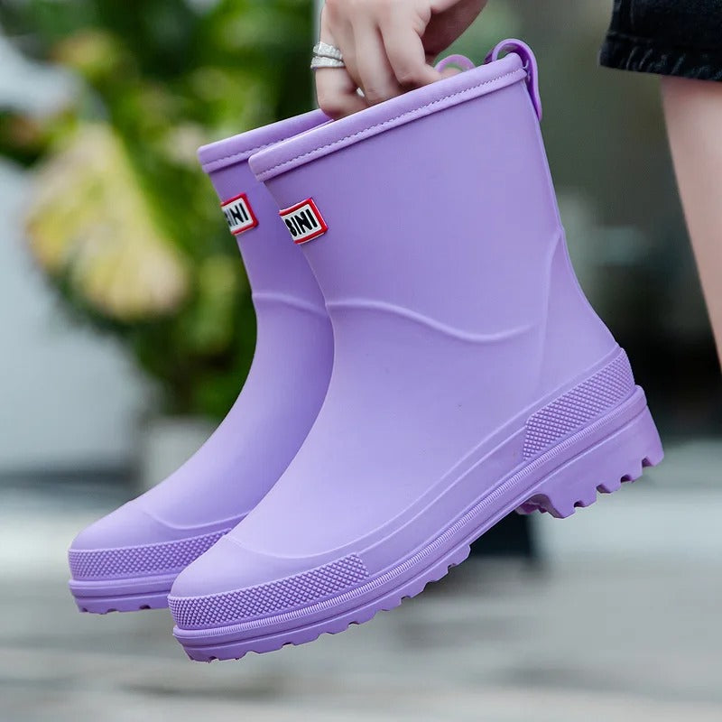 Waterdichte dameslaarzen met halve schacht Rubberen Schoenen - Velinix