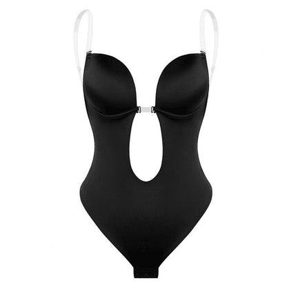 Shapewear Bodysuit V-Hals - Slankmakende Body Shaper voor Vrouwelijke Silhouet
