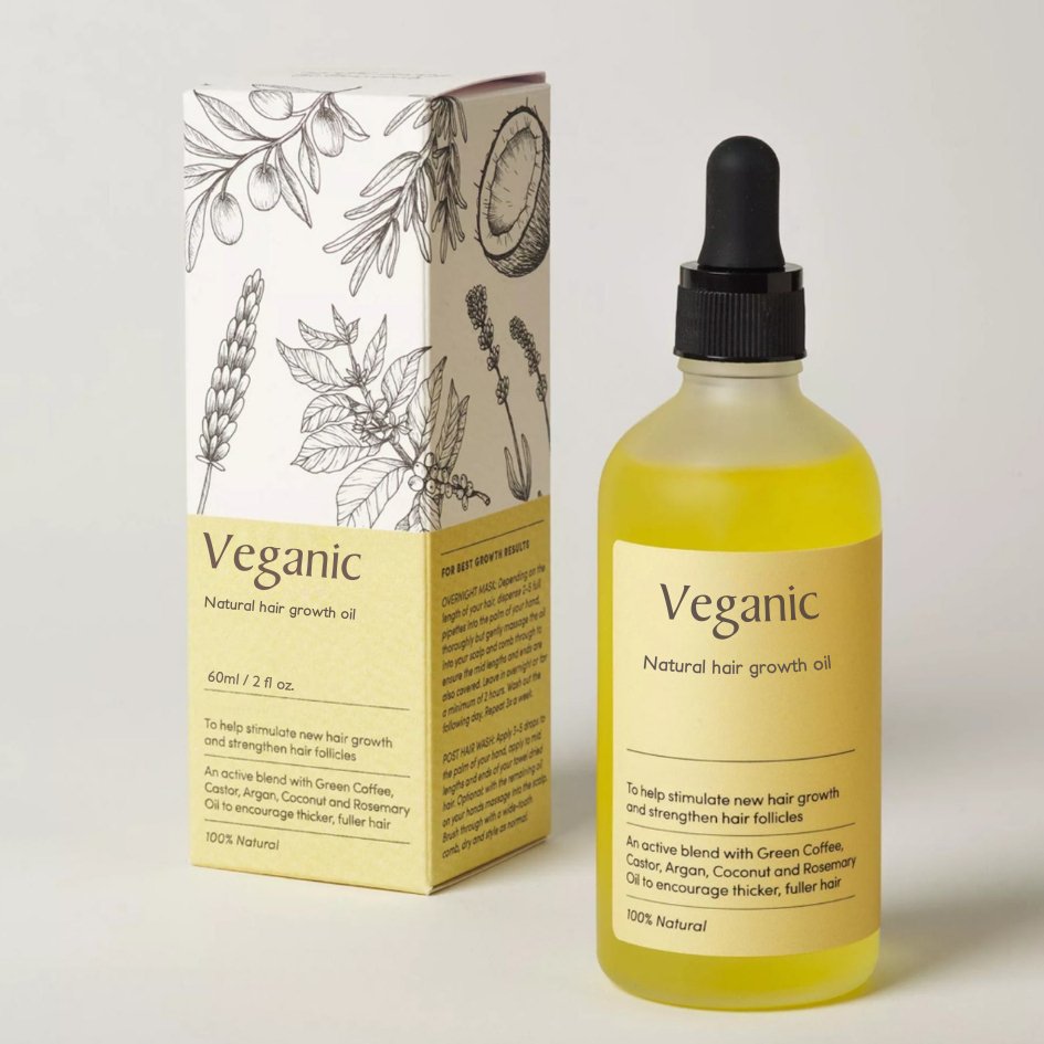 Haarolie Natuurlijk met Ricinus en Argan voor Alle Haartypes - Velinix