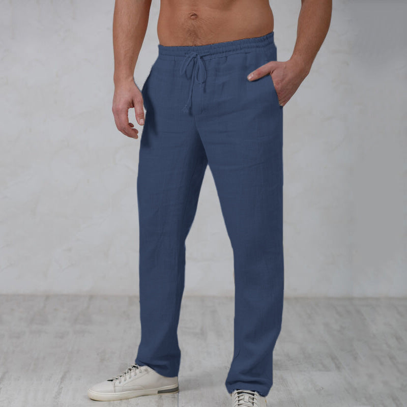 Heren Linnen Broek – Luchtig en Comfortabel Model voor Zomer