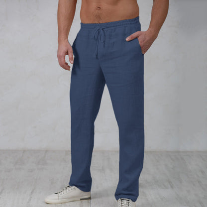 Heren Linnen Broek – Luchtig en Comfortabel Model voor Zomer