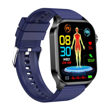 Smartwatch met EKG en Bloeddruk Meter voor Fitness en Gezondheid