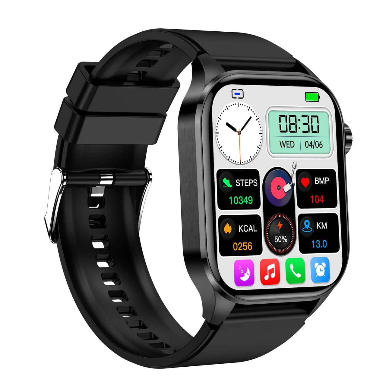 Smartwatch met EKG en Bloeddruk Meter voor Fitness en Gezondheid