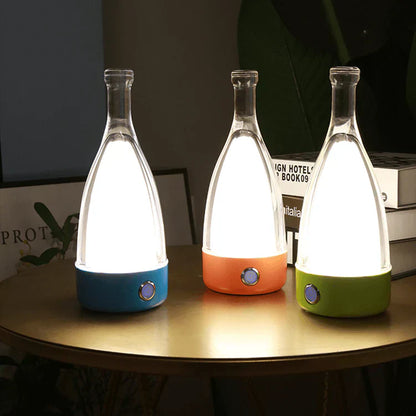 Oplaadbare Wijnfles Tafellamp Uniek Design