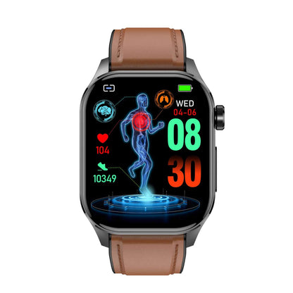 Smartwatch met EKG en Bloeddruk Meter voor Fitness en Gezondheid
