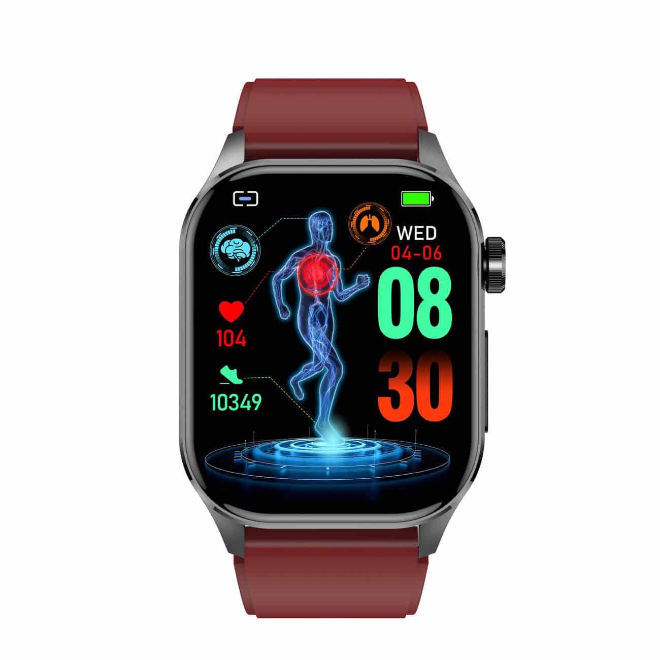 Smartwatch met EKG en Bloeddruk Meter voor Fitness en Gezondheid