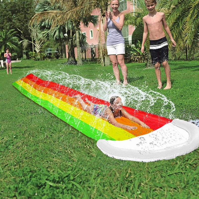 Grote Tuin Waterglijbaan 480 cm Regenboog Design - Velinix