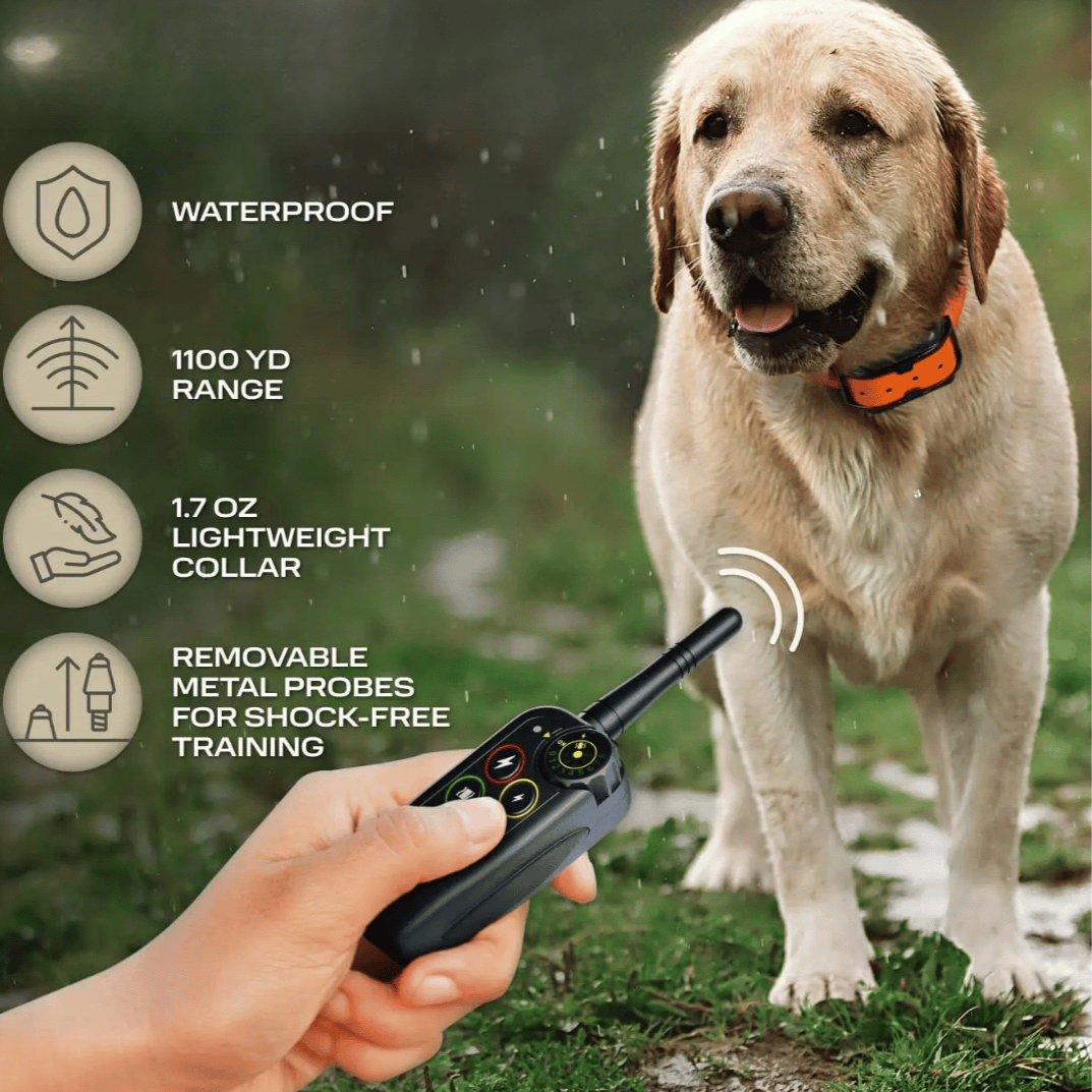 Waterdichte Honden Trainingscollar 1000m Afstandsbediening