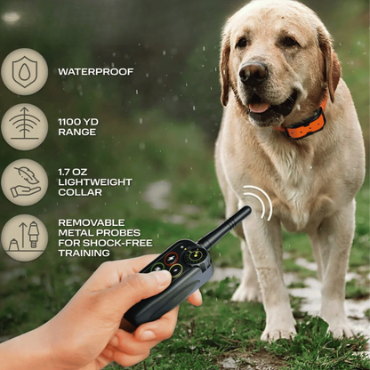 Waterdichte Honden Trainingscollar 1000m Afstandsbediening
