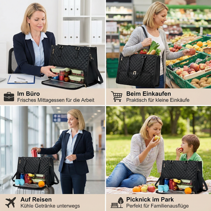 Dames Handtas Koelvak Isolatie Tas voor Boodschappen en Werk