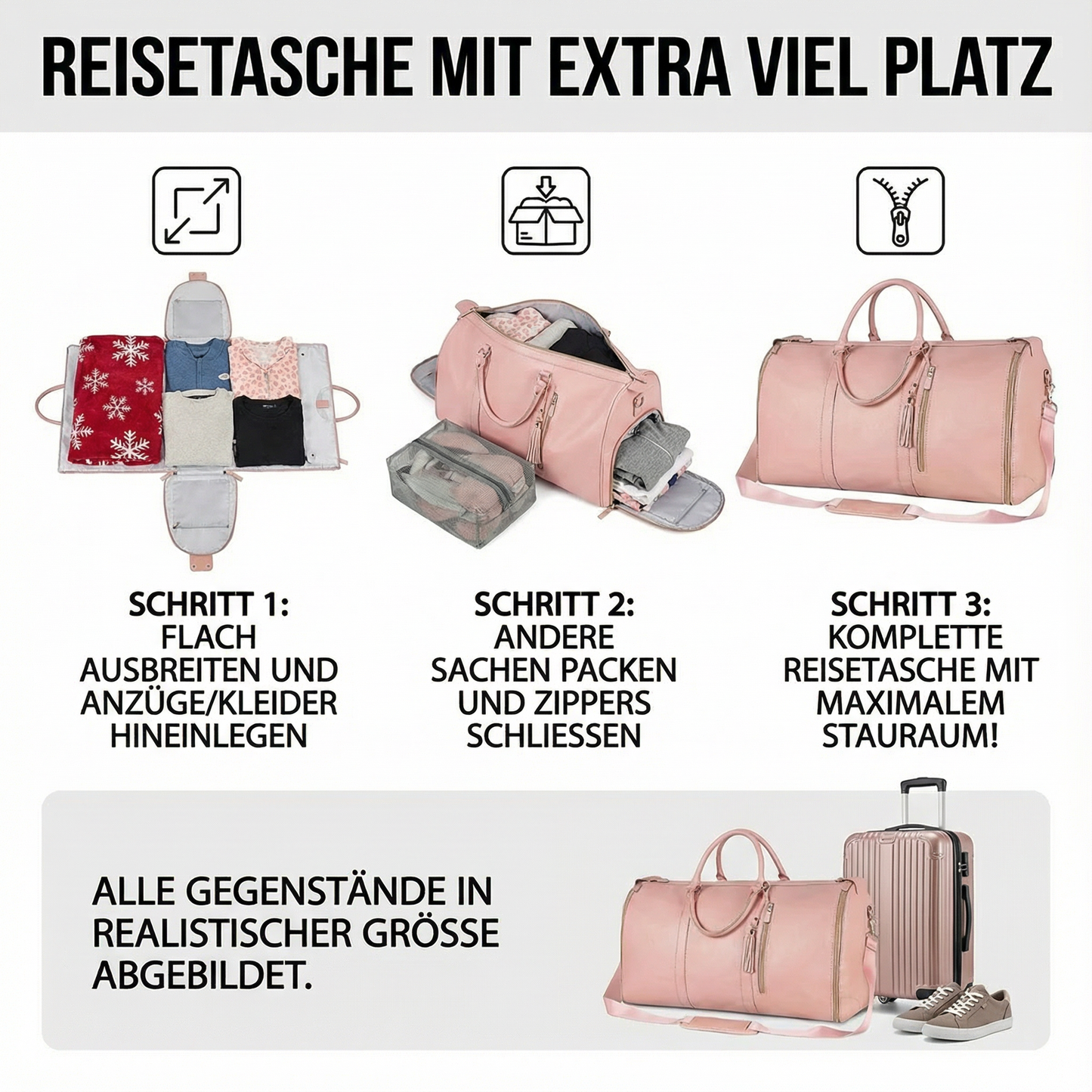 Reistas XL met Veel Opslag voor Vakantie en Reizen