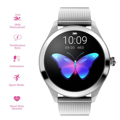 Dames Smartwatch Roestvrij Staal Stijlvol met Hartslagmeter
