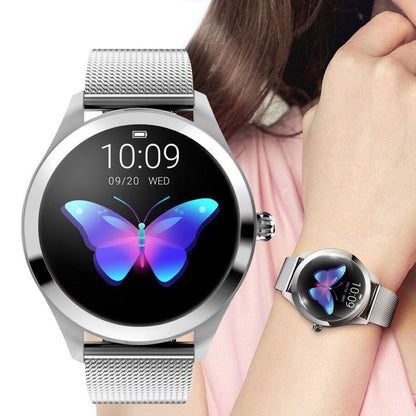 Dames Smartwatch Roestvrij Staal Stijlvol met Hartslagmeter