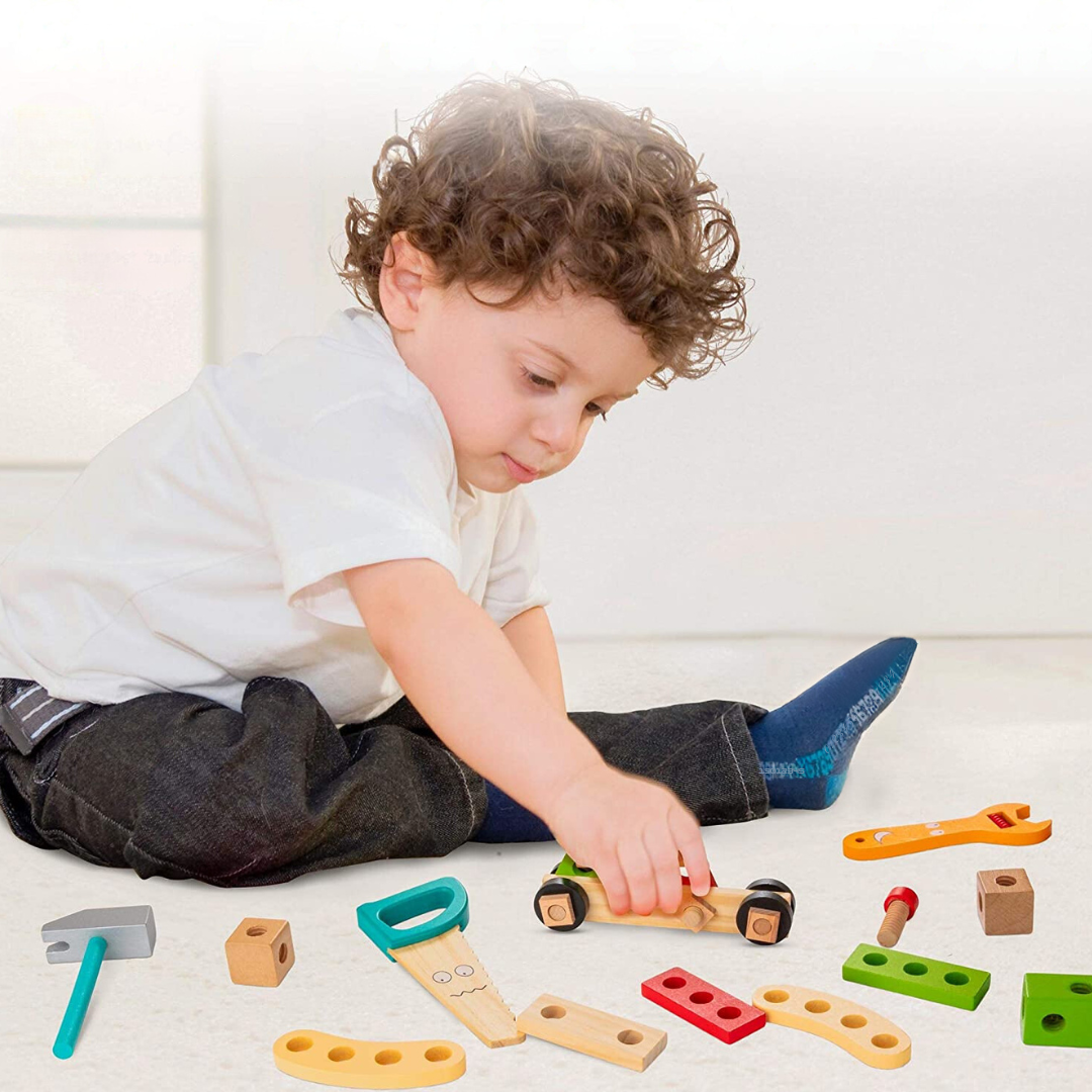 Kinderen Gereedschapsset Houten Montessori Speelgoed