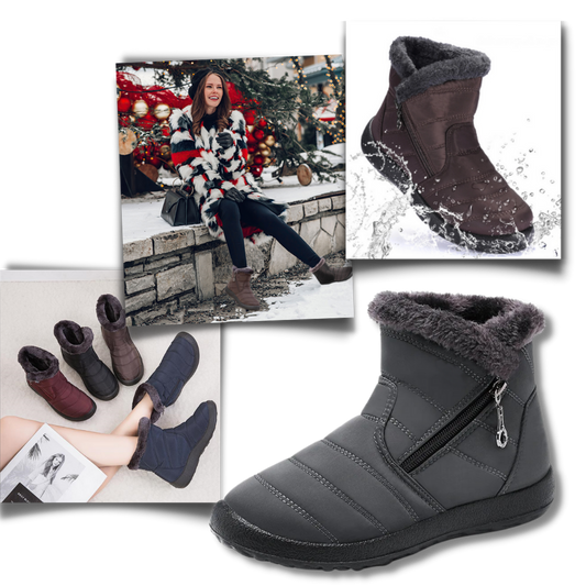 Dames Sneeuwlaarzen Waterdicht Warm en Comfortabel - Velinix