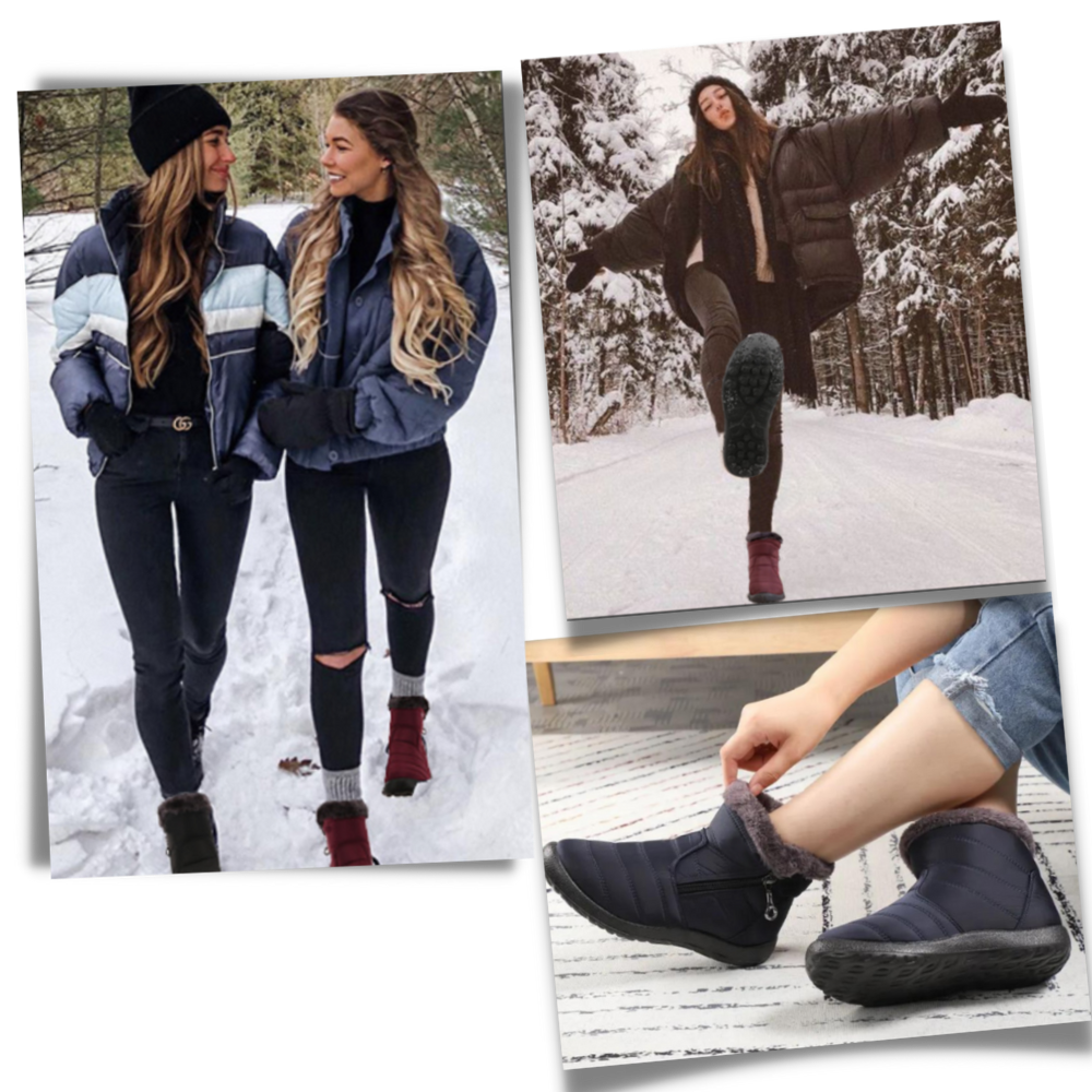 Dames Sneeuwlaarzen Waterdicht Warm en Comfortabel