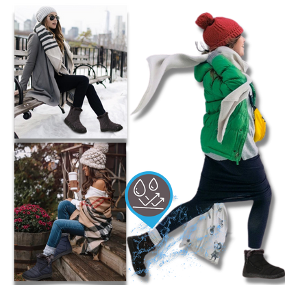 Dames Sneeuwlaarzen Waterdicht Warm en Comfortabel