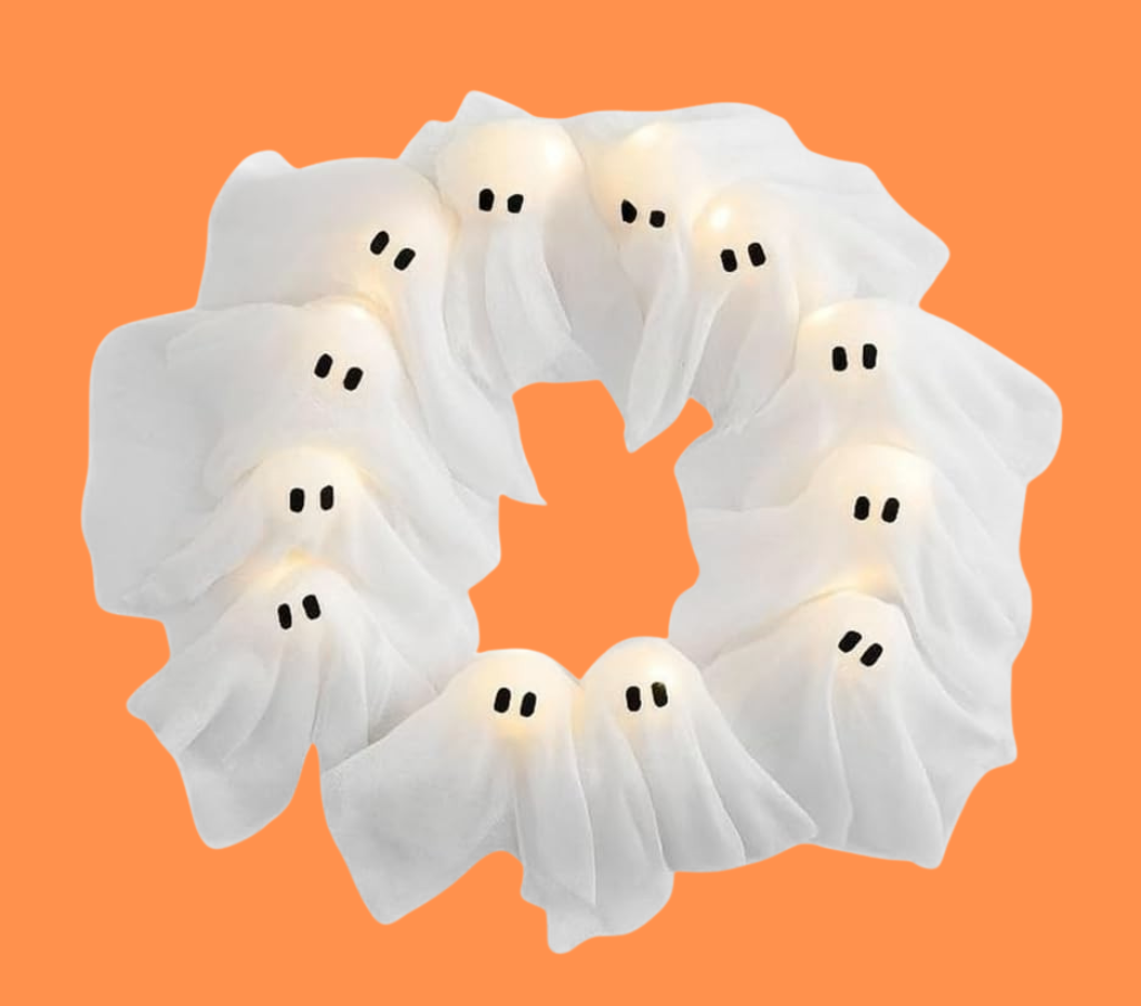Halloween Krans Glow in het Donker voor Spooky Decoratie