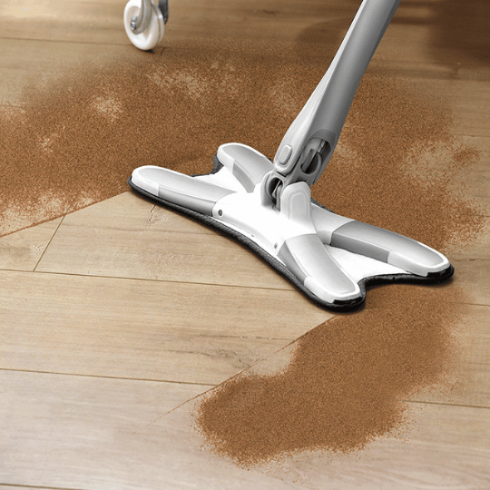 Vloermop 360° Draaibaar met Microvezel Pads - Velinix