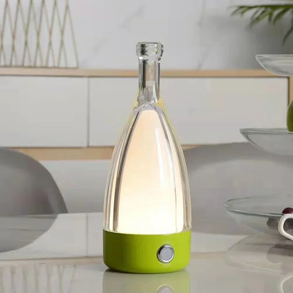 Oplaadbare Wijnfles Tafellamp Uniek Design