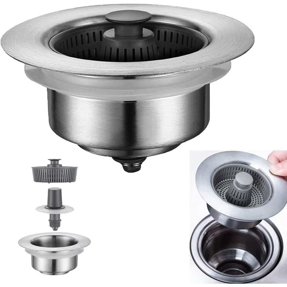 Gootsteenfilter 3-in-1 voor Schoon Water Zuivering - Velinix